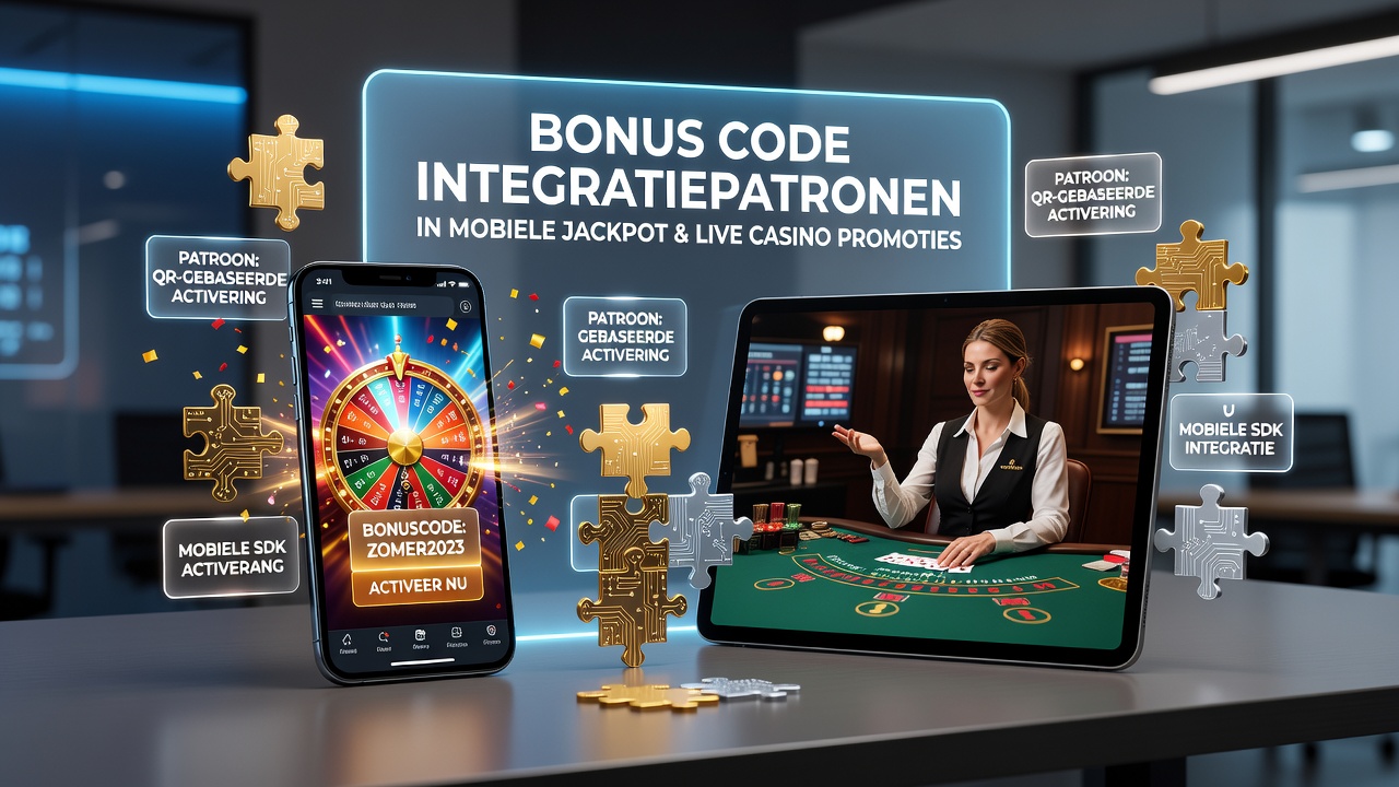 Mobiele jackpot promoties met bonus code integratie in Nederlandse casino apps