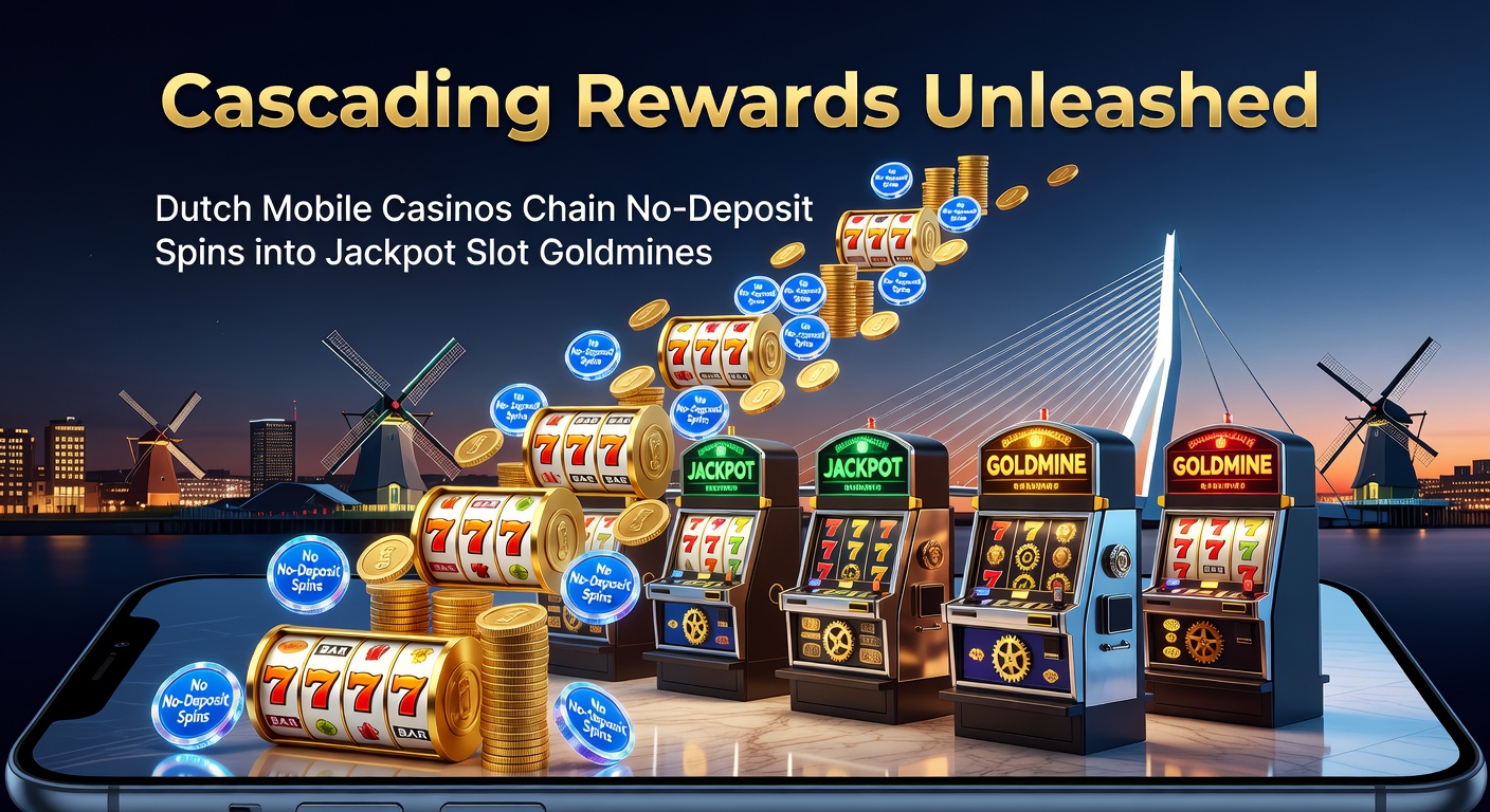 Schermafbeelding van een mobiel casino slot met kaskaderende symbolen die jackpots activeren in een Nederlands online casino