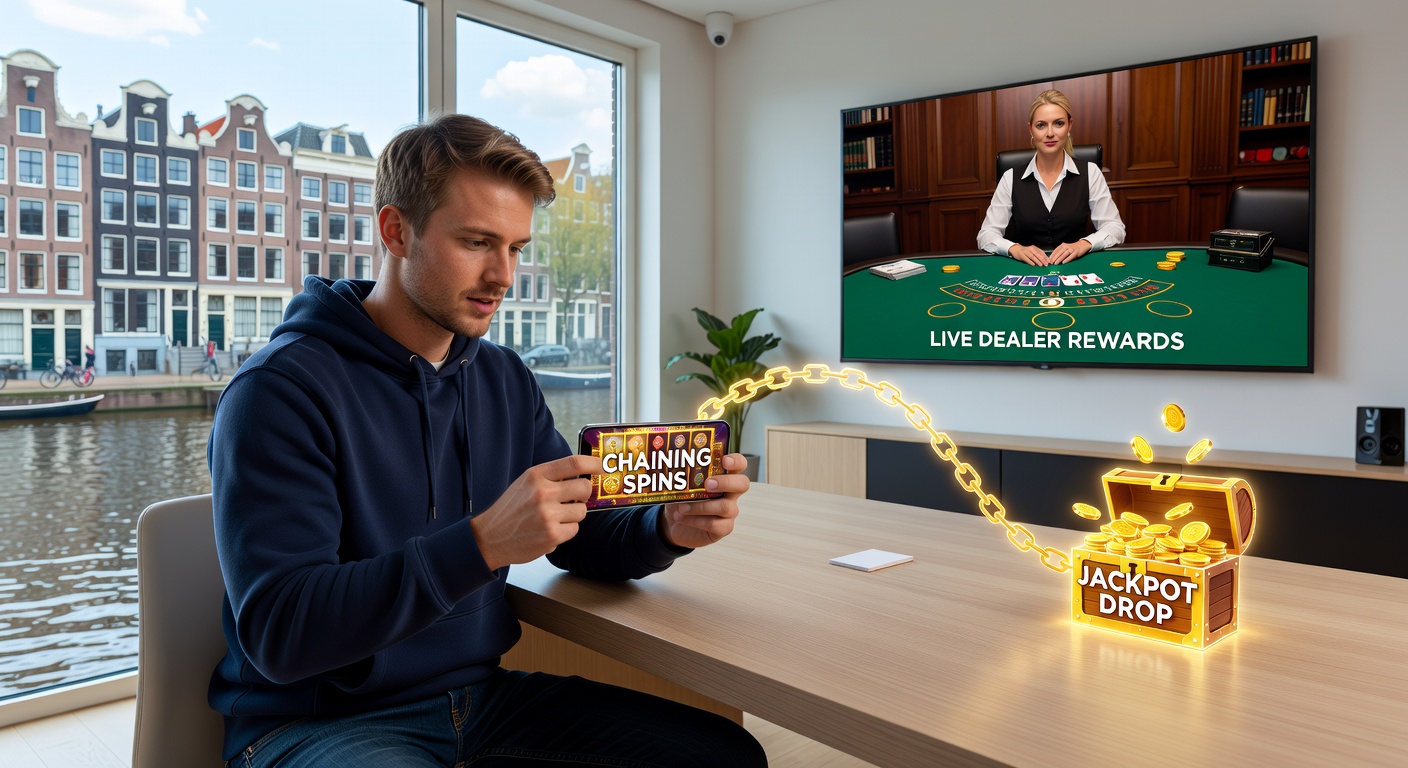 Nederlandse mobiele gamer draait gratis spins op een smartphone-scherm met jackpot-symbolen in de achtergrond