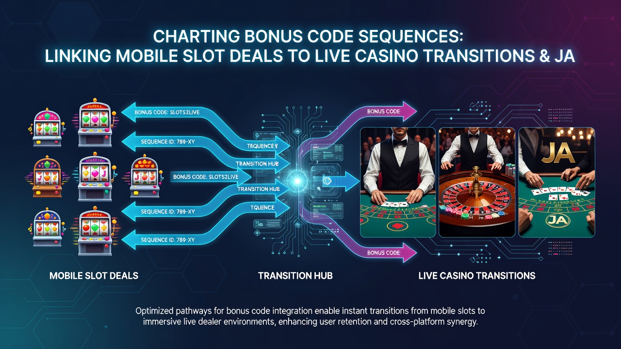 Grafiek die jackpotprogressies toont tijdens overgangen van mobiele slots naar live casino sessies