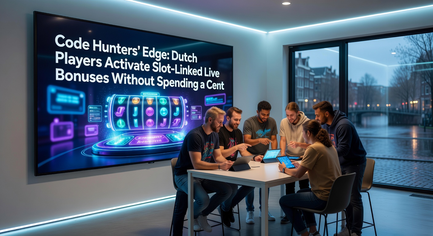 Schermafbeelding van een Nederlandse speler die een no-deposit bonus activeert op een mobiele slot, met live casino link zichtbaar