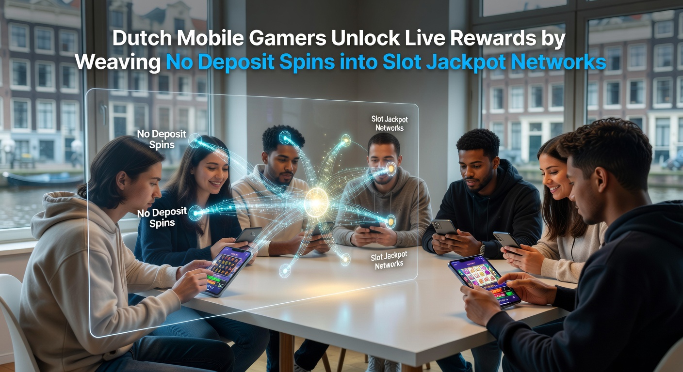 Mobiele slot interfaces tonen no deposit spins die verbonden zijn met jackpot netwerken in Nederlandse online casino's