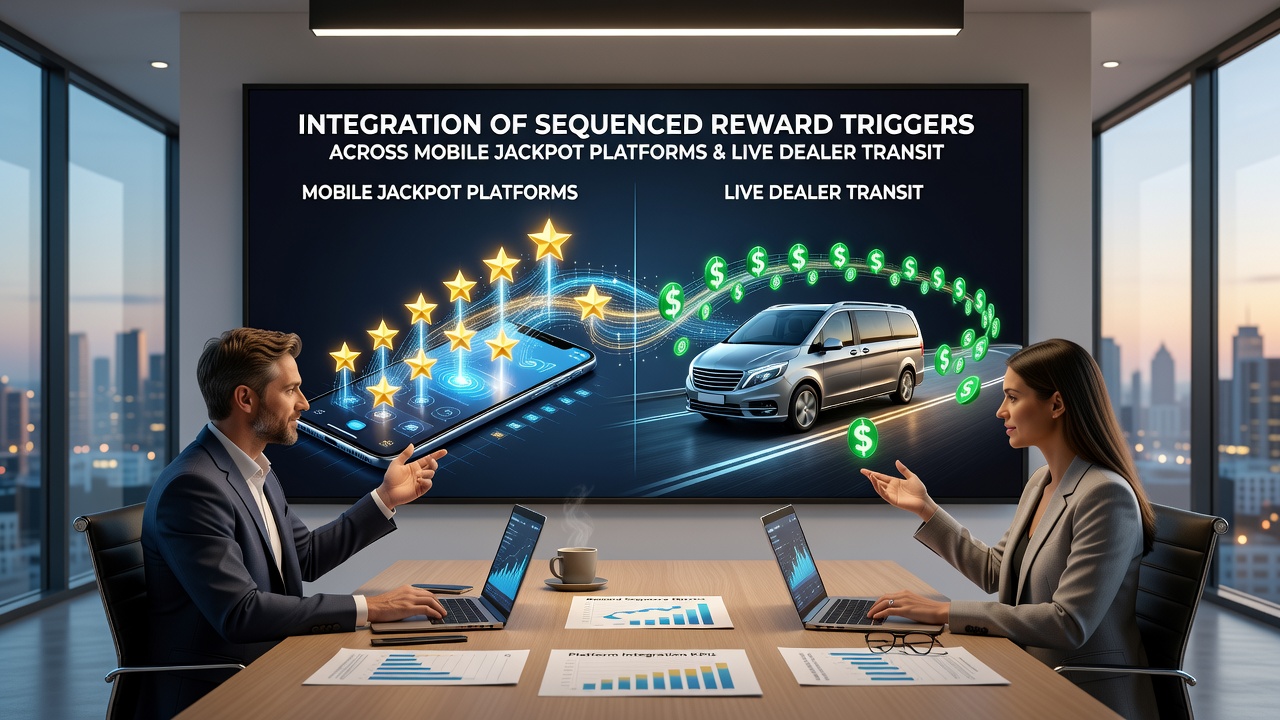 Live dealer tafels verbonden met mobiele jackpot triggers in een geïntegreerd platform