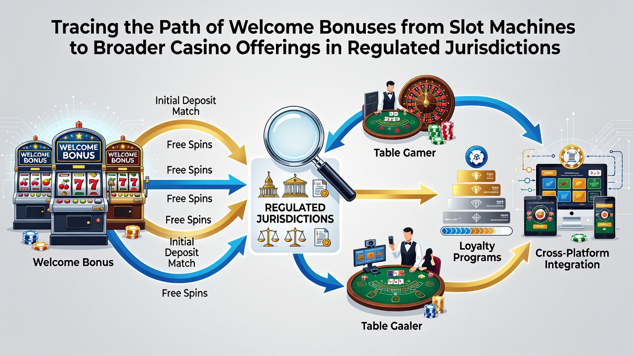 Overgang van slotbonussen naar live casino en tafelspellen in gereguleerde jurisdicties